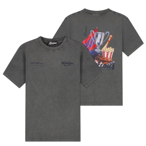Malelions Homerun T-shirt Antraciet