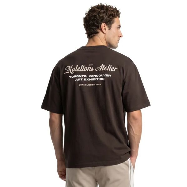 Malelions University T-shirt Bruin