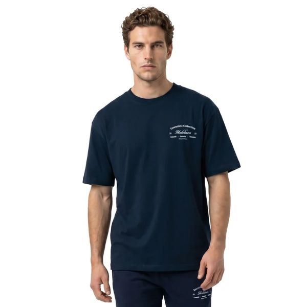 Malelions Marina T-shirt Navy