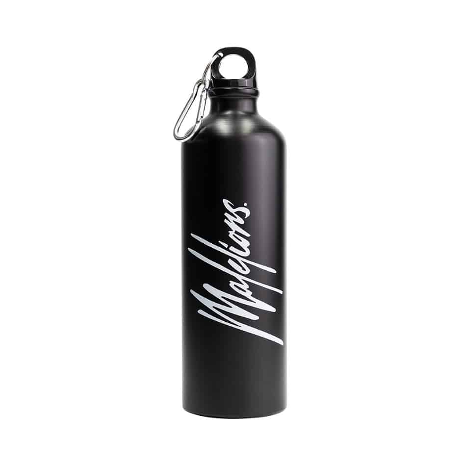 malelions signature drinkfles zwart