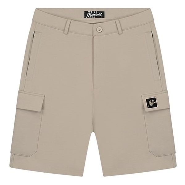 Malelions Signature Patch Cargo Korte Broek Beige
