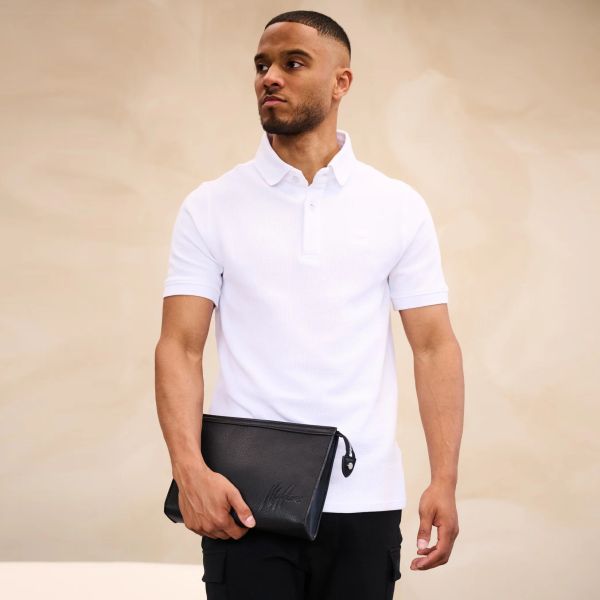 Malelions Signature Patch Polo Wit