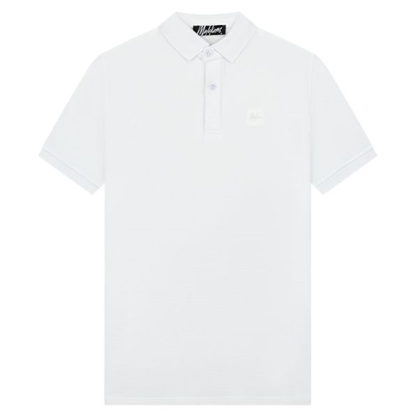 Malelions Signature Patch Polo Wit