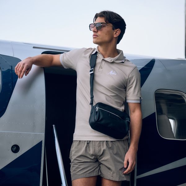Malelions Signature Polo Beige