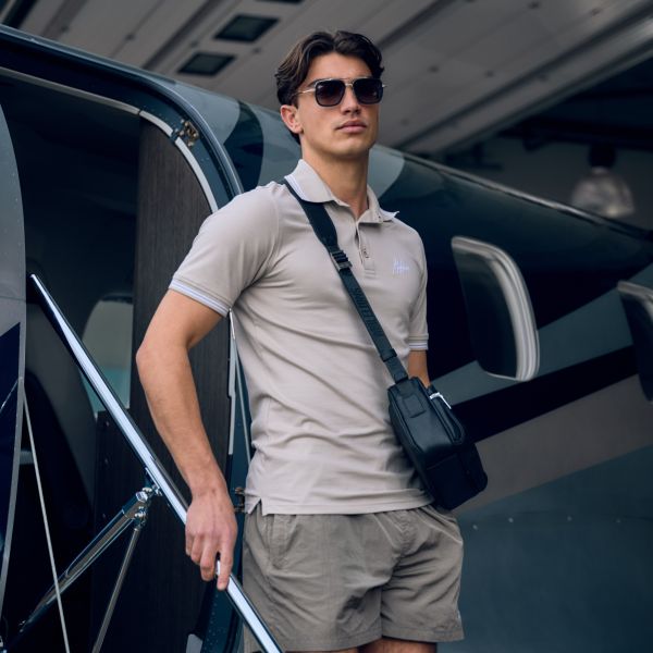 Malelions Signature Polo Beige