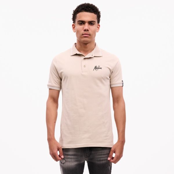 Malelions Signature Polo Beige