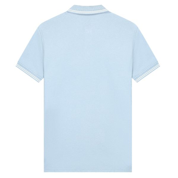 Malelions Signature Polo Licht Blauw