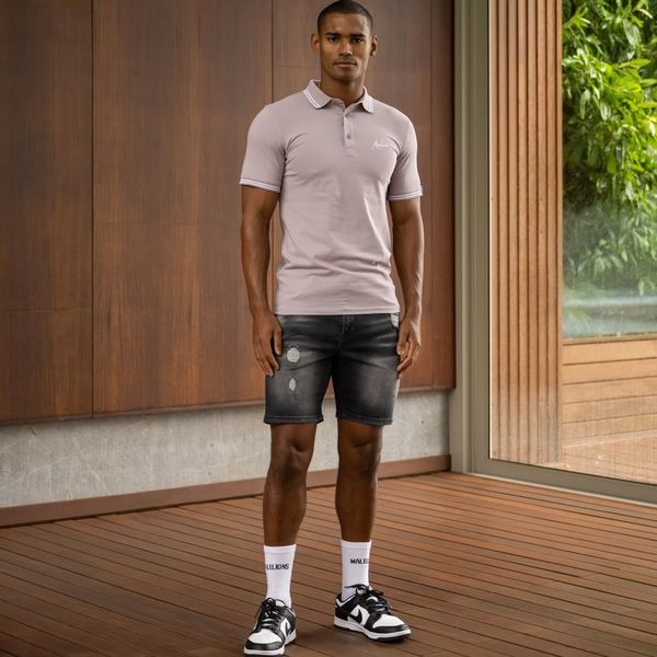 malelions signature polo roze