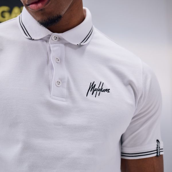 Malelions Signature Polo Wit