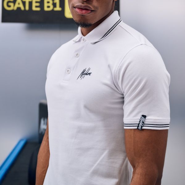 Malelions Signature Polo Wit