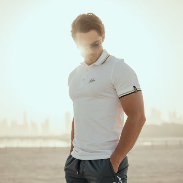 Malelions Signature Polo Wit