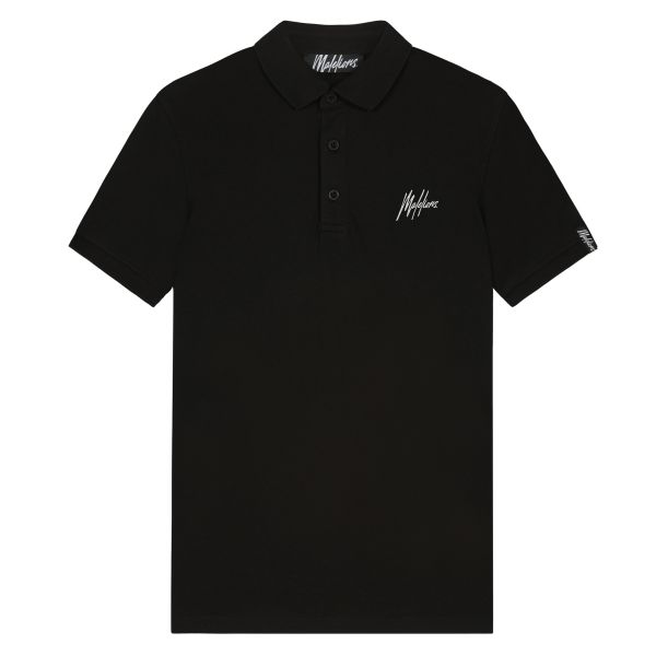 Malelions Signature Polo Zwart
