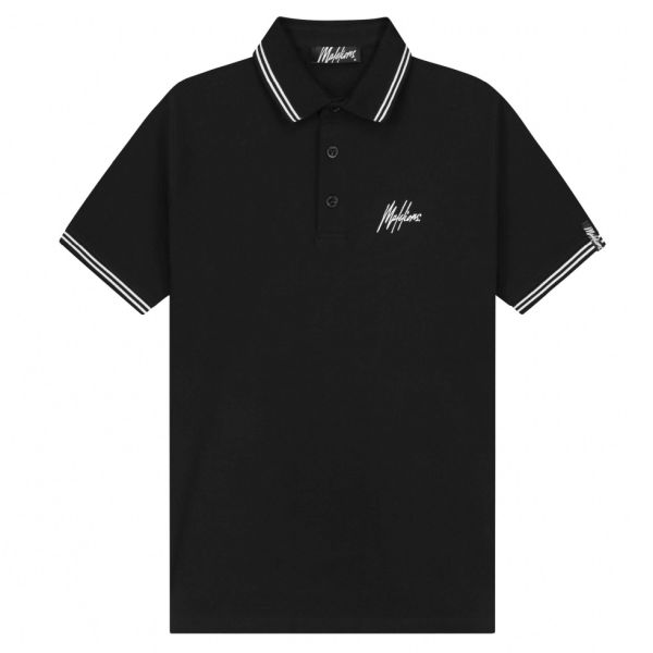 Malelions Signature Polo Zwart