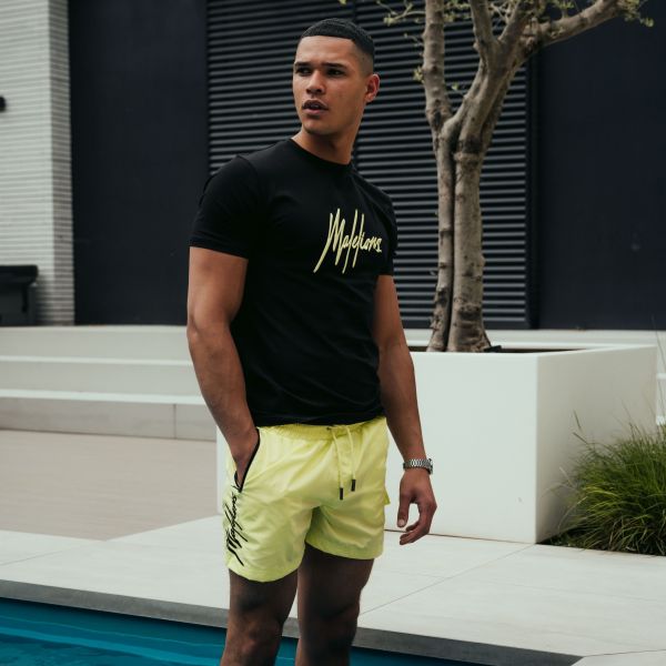 Malelions Signature Set Zwart/Licht Groen