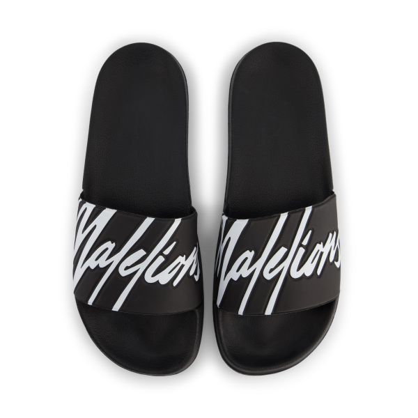 Malelions Signature Slippers Zwart