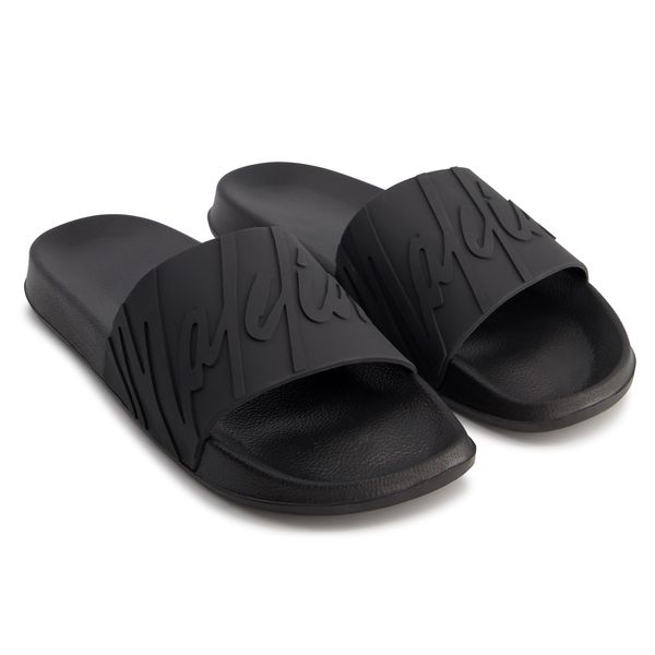 malelions signature slippers zwart