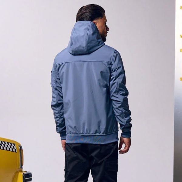Malelions Signature Softshell Jack Blauw