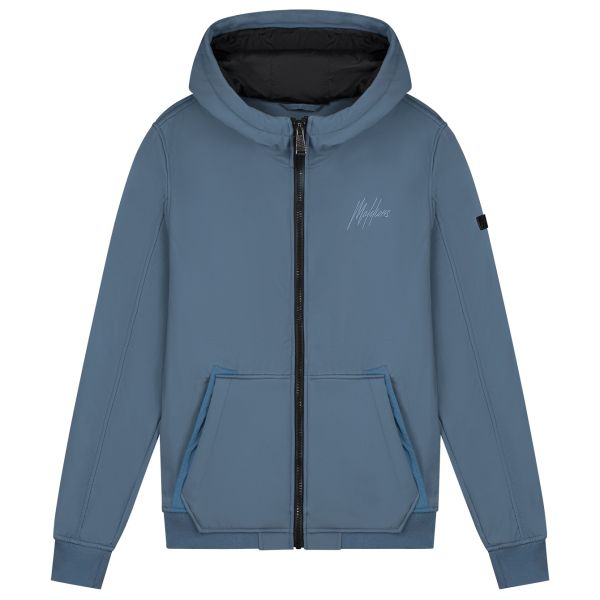 Malelions Signature Softshell Jack Blauw