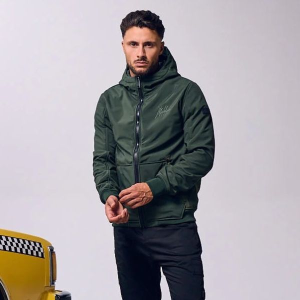 Malelions Signature Softshell Jack Donker Groen