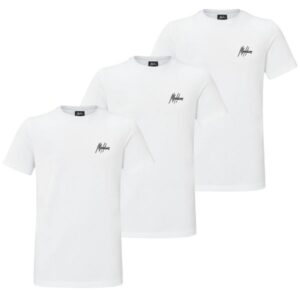 Malelions Signature T-shirt 3-Pack Wit