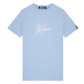 Malelions Signature T-shirt Licht Blauw