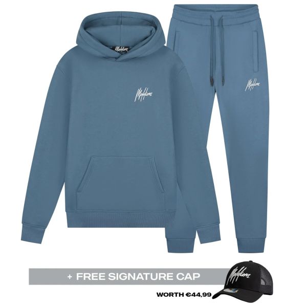 Malelions Signature Trainingspak Blauw