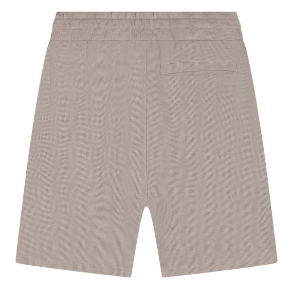 Malelions Signature Waffle Korte Broek Bruin