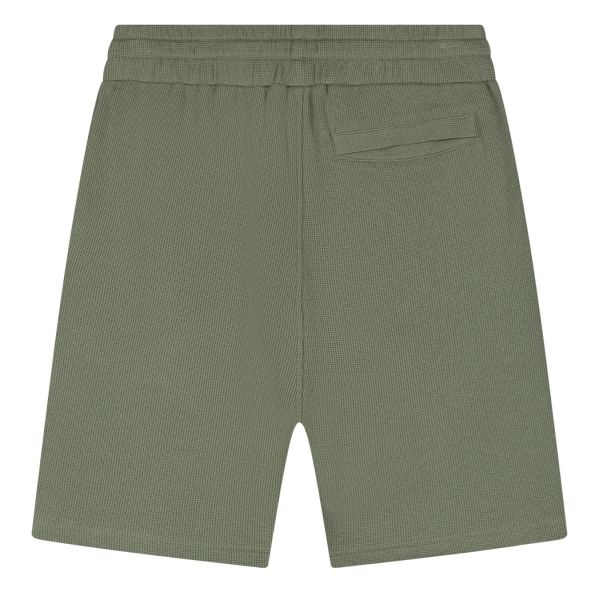 Malelions Signature Waffle Korte Broek Groen