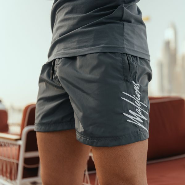 Malelions Signature Zwembroek Blauw