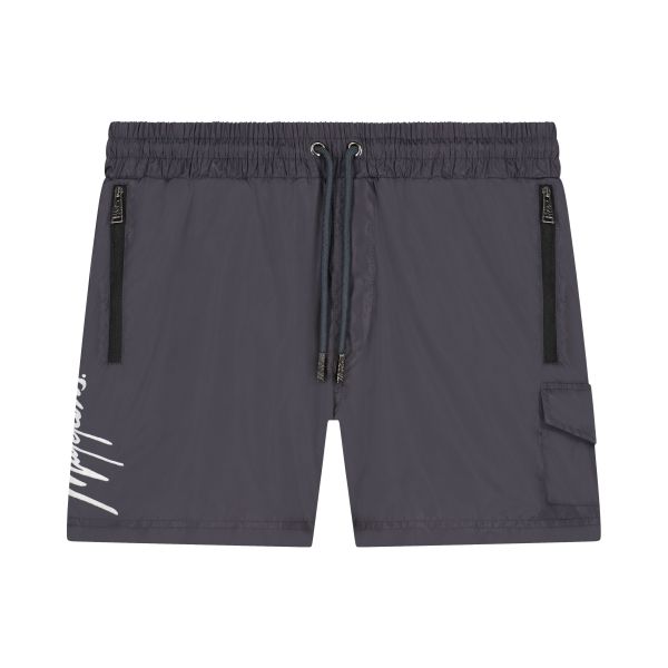 Malelions Signature Zwembroek Grijs