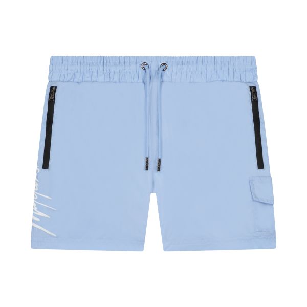 Malelions Signature Zwembroek Licht Blauw