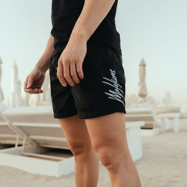 Malelions Signature Zwembroek Zwart
