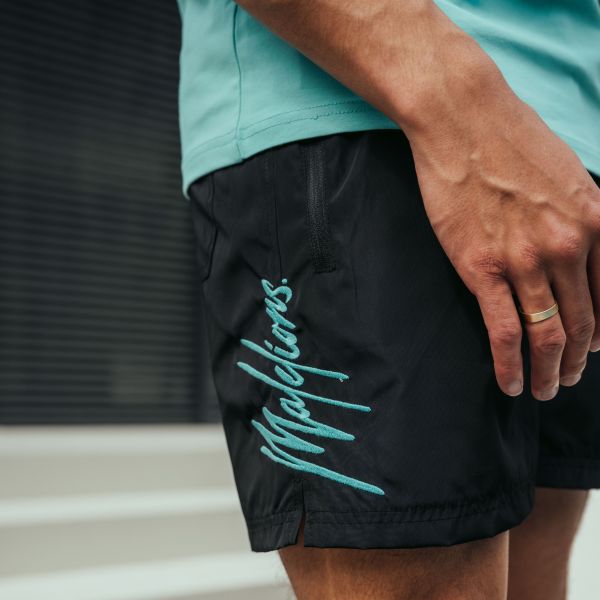 Malelions Signature Zwembroek Zwart
