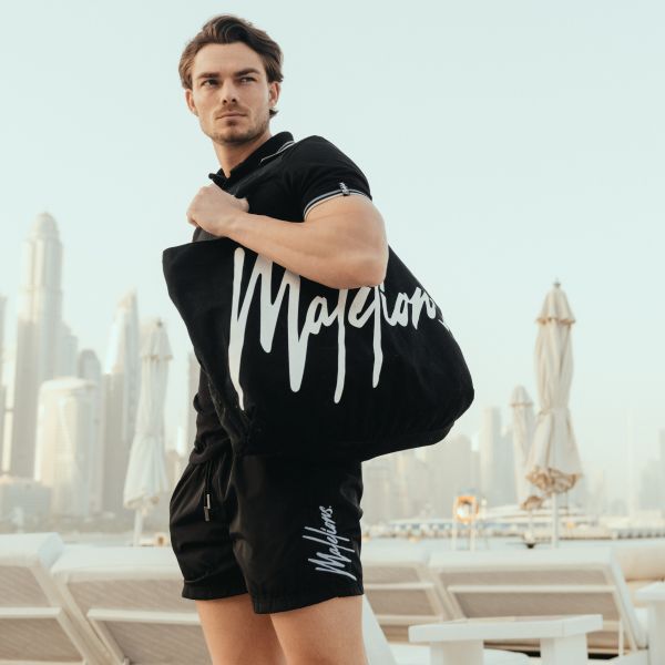 Malelions Signature Zwembroek Zwart