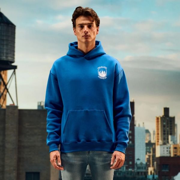 Malelions Skyline Hoodie Blauw