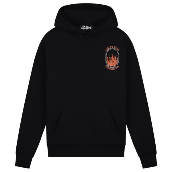 Malelions Skyline Hoodie Zwart