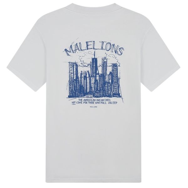 Malelions Skyline T-shirt Wit