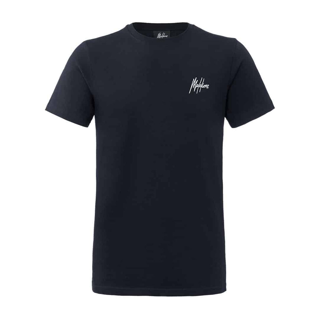 Malelions Small Signature T-shirt Navy