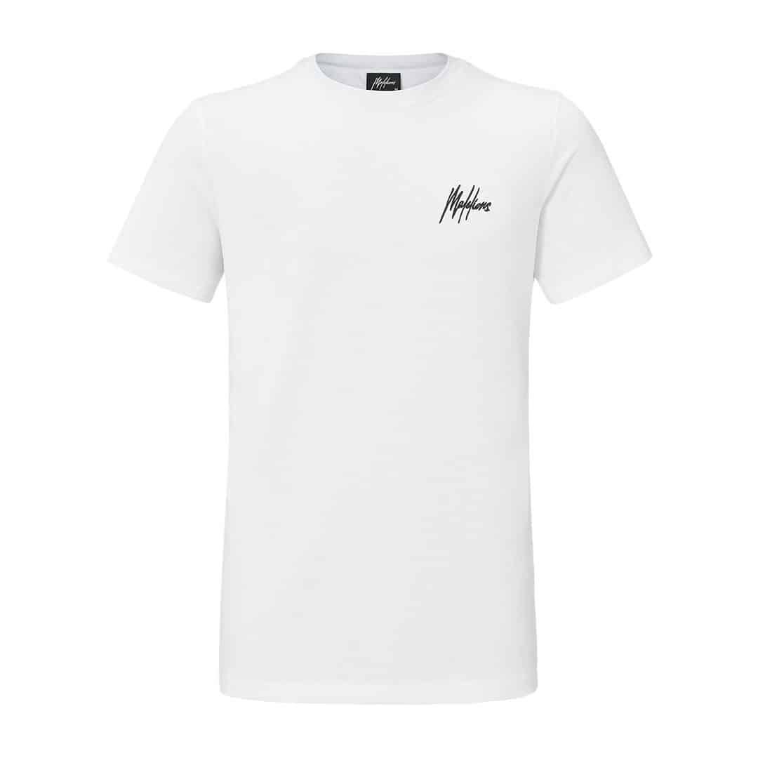 Malelions Small Signature T-shirt Wit
