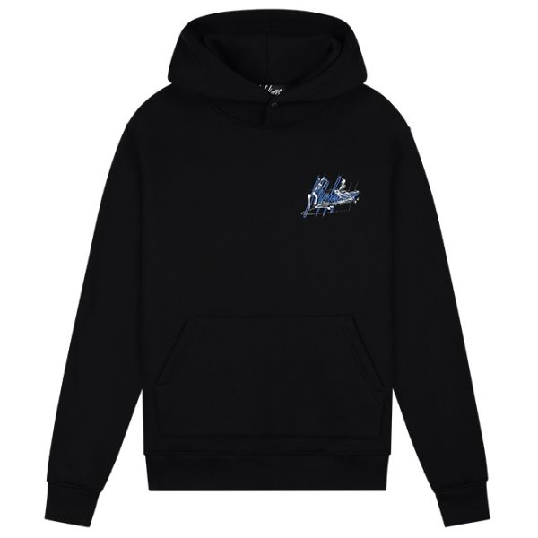 Malelions Splash Signature Hoodie Zwart