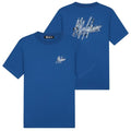 Malelions Splash Signature T-shirt Blauw