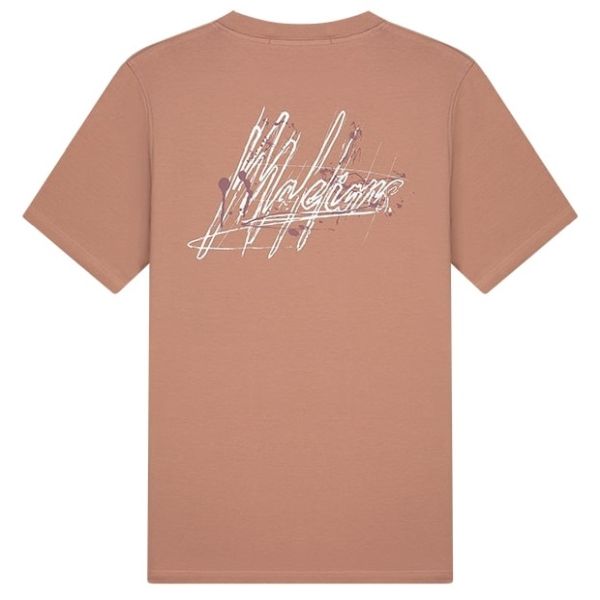 Malelions Splash T-shirt Light Mauve