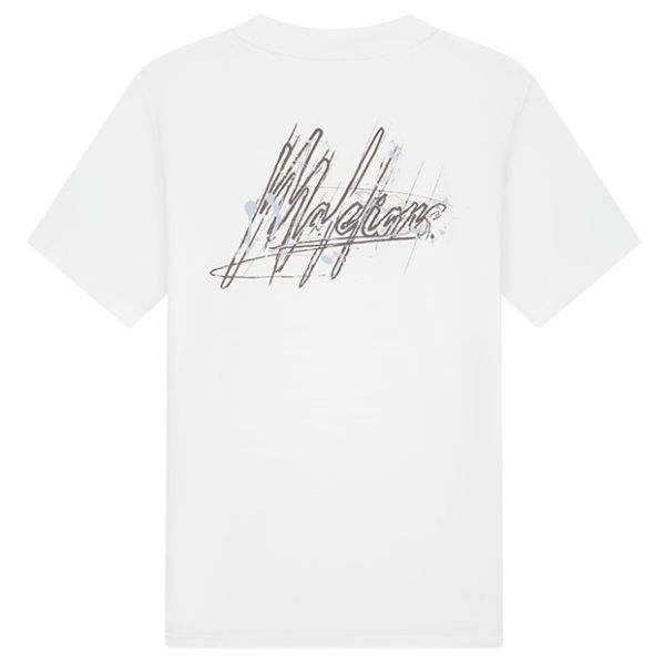 Malelions Splash T-shirt Wit