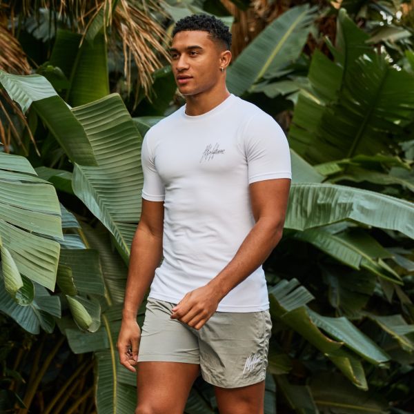 Malelions Splash T-shirt Wit