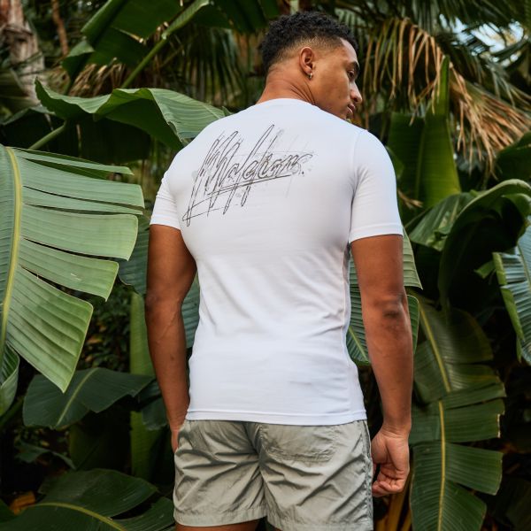 Malelions Splash T-shirt Wit