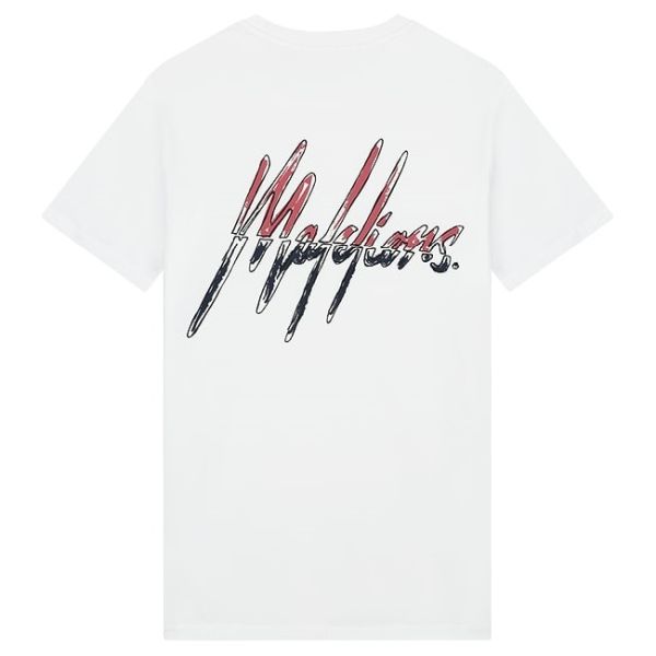 Malelions Split 2.0 T-shirt Wit