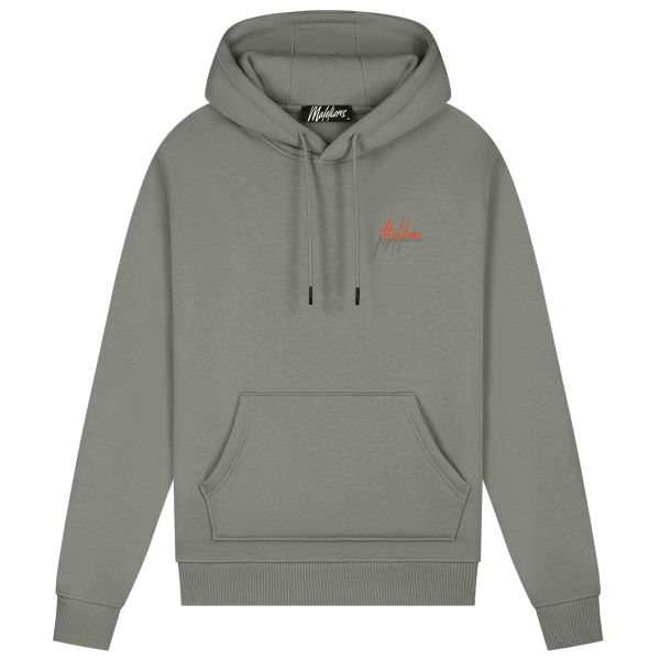 Malelions Split Hoodie Grijs