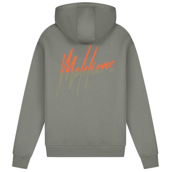 Malelions Split Hoodie Grijs