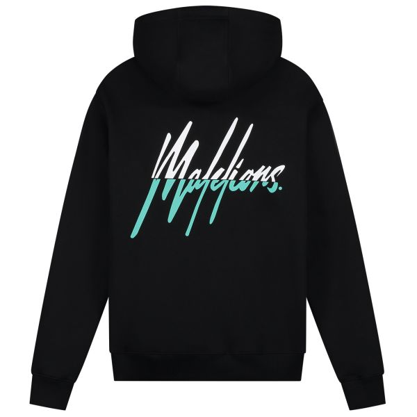 Malelions Split Hoodie Zwart
