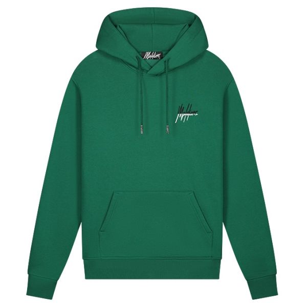 Malelions Split Hoodie Donker Groen